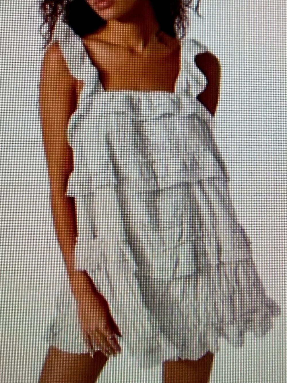 Women’s White Tiered Ruffle Romper Jumpsuit